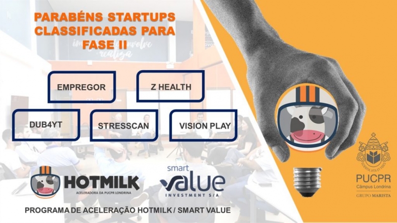 Smart Value e Hotmilk Londrina selecionam empresas para 2� fase de acelera��o