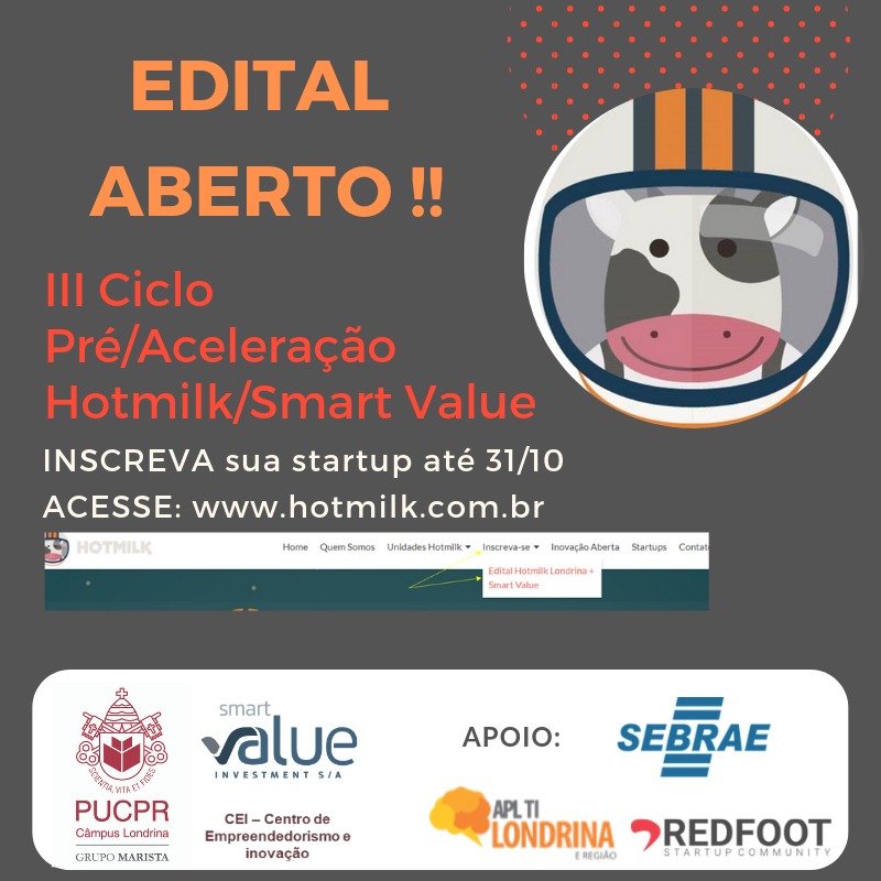 Inscri��es abertas para novo ciclo da Hotmilk